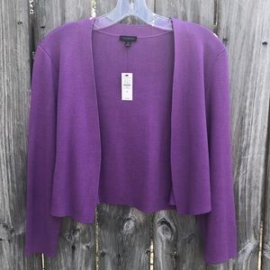 Talbots Medium Purple Shrug